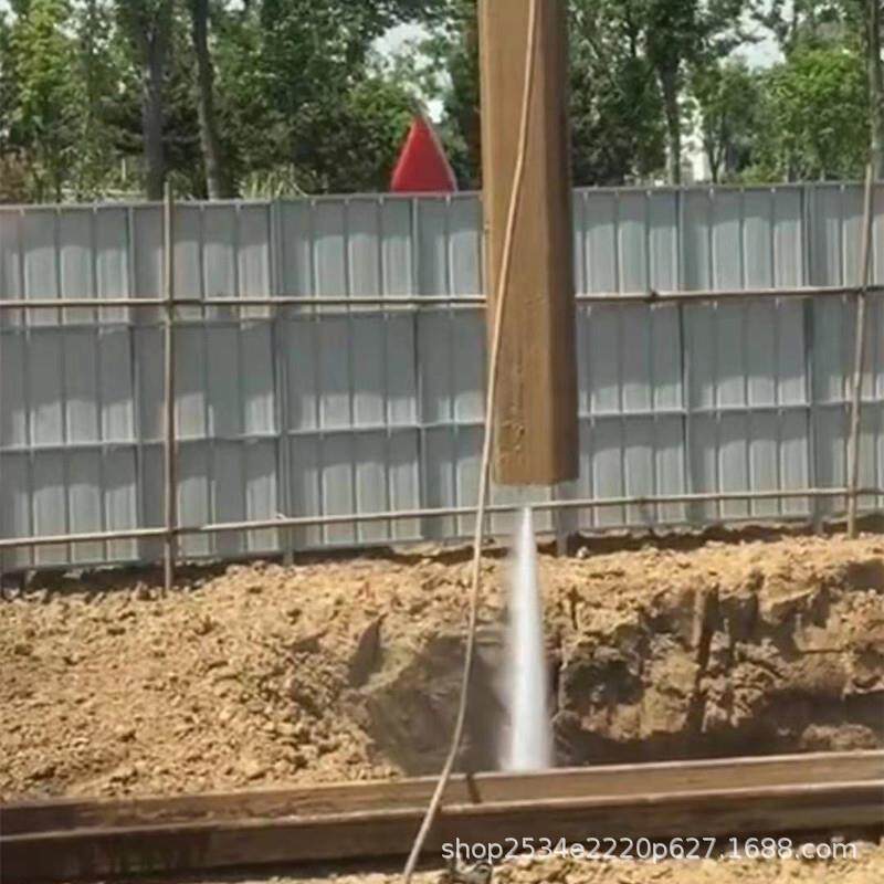 圆管桩打桩注水机高压水刀引孔机高压水拉森钢板桩引孔设备