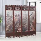 实木屏风隔断遮挡折叠客厅卧室酒店移动房间中式 现代简约折屏玄关
