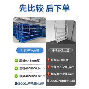货架仓储工收厂库房中型储物772架仓库重型快货架架家用轻型纳架