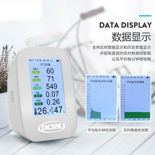 欧创瑞D9-H二氧化碳检测仪CO2检测仪空气质量检测仪pm2.5