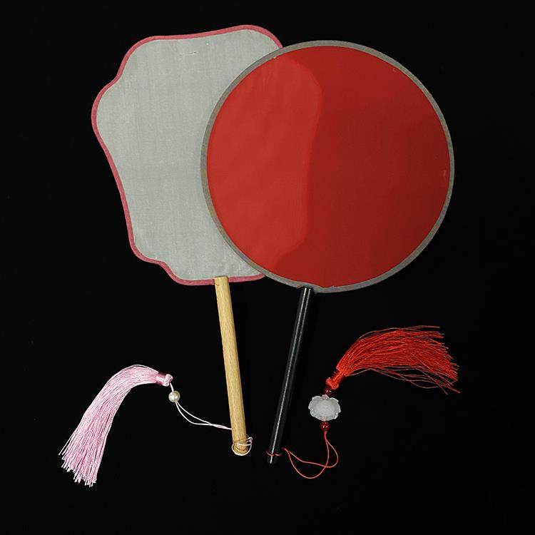 长柄绢布不透明半生熟绘画DIY材料空白团扇水彩国画古风汉服团扇,居家日用,扇子,淘宝优惠券,粉丝福利购,淘宝优惠卷