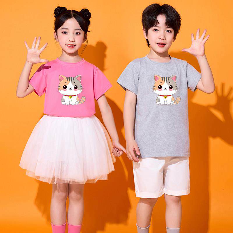 六一儿童小猫咪演出服幼儿猫和老鼠舞蹈服小班可爱小花猫表演服装