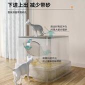 猫砂盆全封闭抽屉顶入式 防外溅大号超大号猫沙盆子猫厕所猫咪用品