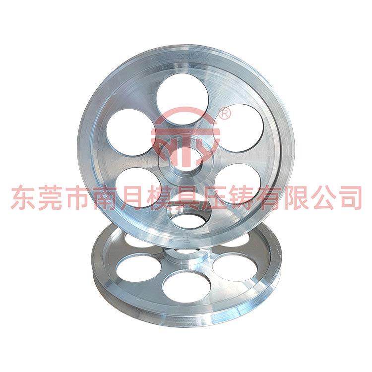 铝合金模具压铸导轮表面喷瓷CNC处理绕线机退火机Φ400×30.2导轮