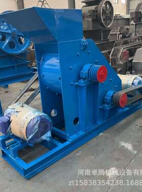 大型煤矸石粉碎机开采煤矿设备煤炭干湿物料制砂机移动双级破碎机