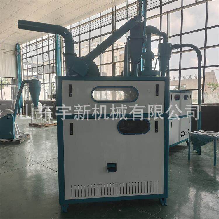 玉米制糁磨面一体机苞米打碴子机干湿两用粮食脱皮机