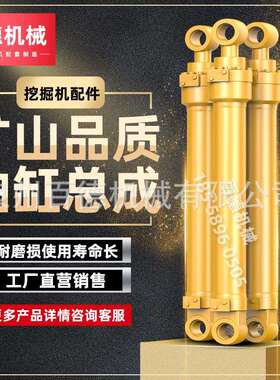 挖掘机油缸徐工XE45/60/75C/D/80/135/150大小中臂厂挖机油缸总成