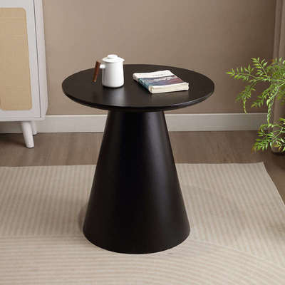 圆桌实木茶几圆形洽谈桌客厅沙发边几小户型茶几组合民宿卧室角几