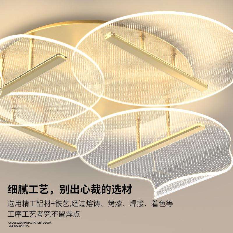 全光谱轻奢亚克力导光板客厅吸顶灯led卧室灯高端大气书房次卧灯图片