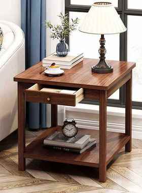 BJ00012茶几客厅家用新中边式实木腿茶桌小户型发边边柜侧柜床沙