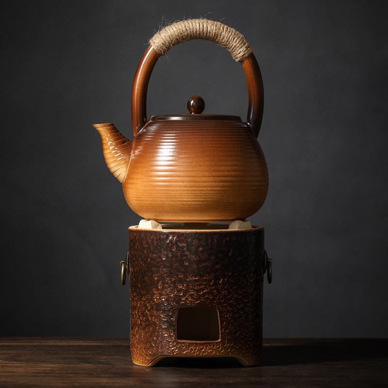 罐罐茶煮茶炭炉户外烧水泡茶小火橄榄碳炉家用风炉围炉煮茶器