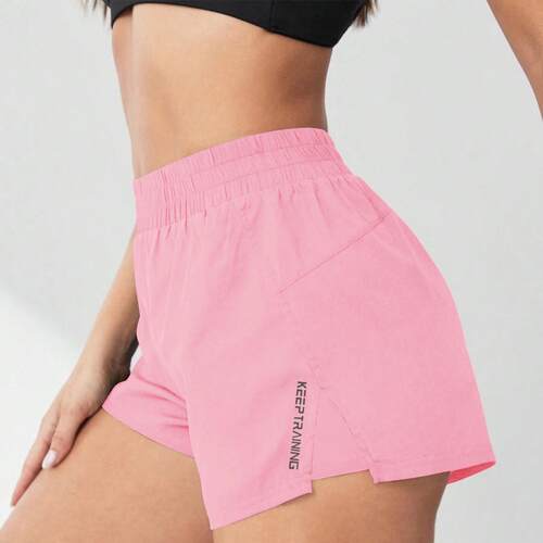 Shorts Pants Women Casual New Fake Two-Piece Anti Glare