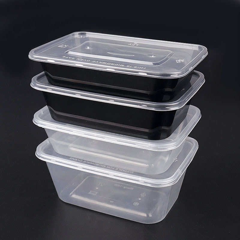 打包盒一次性餐盒饭盒食品级圆形饭碗长方形商用外卖塑料快餐盒