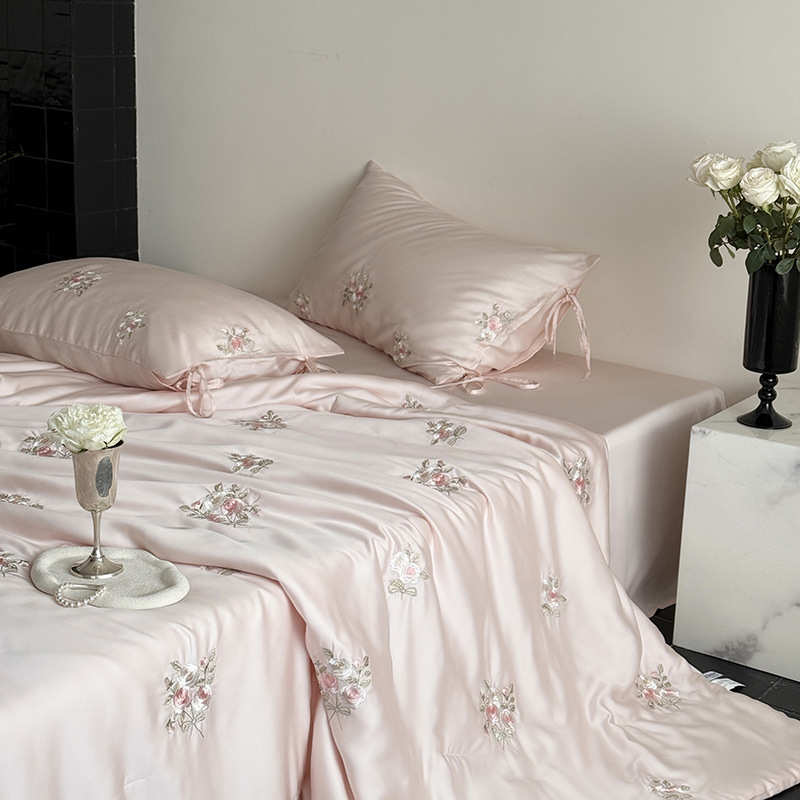 100被支4兰夏凉丝心件套法式天夏季少女被夏空调冰精四丝被奥地利