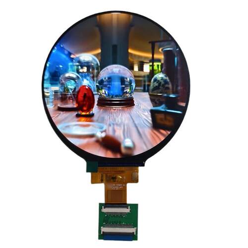 4寸 LCD圆屏 720*720 MIPI接口 可插卡带遥控播放板LCD液晶显示屏