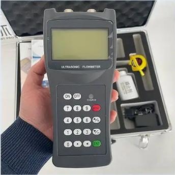 手持式超声波流量计夹外贴式便携式高精度液体流量高精度测量