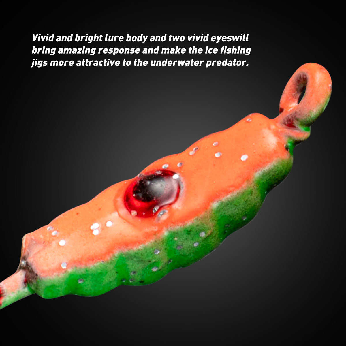 50只迷你1g冰钓饵小冰钓根钓铅头钩路亚假饵仿生饵批发