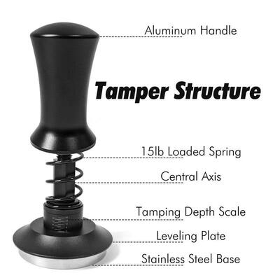 Coffee Tamper Spring Espresso Tamper 51mm 53mm 58mm Coffee
