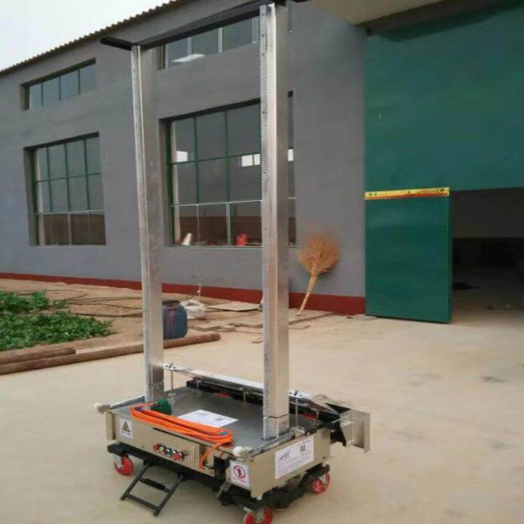 电动抹墙机户外装修家用粉墙机建筑水泥干粉双缸型全自动抹墙机