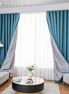 新款超强音隔窗帘卧室遮隔吸音噪音CLBB07音帘阳台防光晒帘加厚保