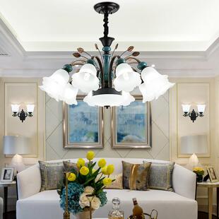 客农村吊 吊灯餐厅室简现代复古美式 欧式 卧吊灯940厅灯2约024新款