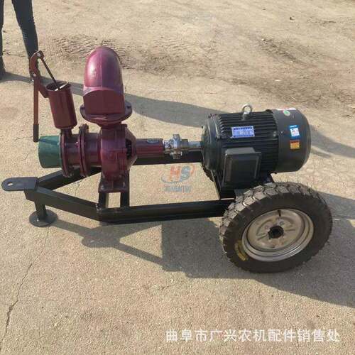 电机直联8寸离心泵 22千瓦农用倒水泵 大流量加大泵体灌溉水泵