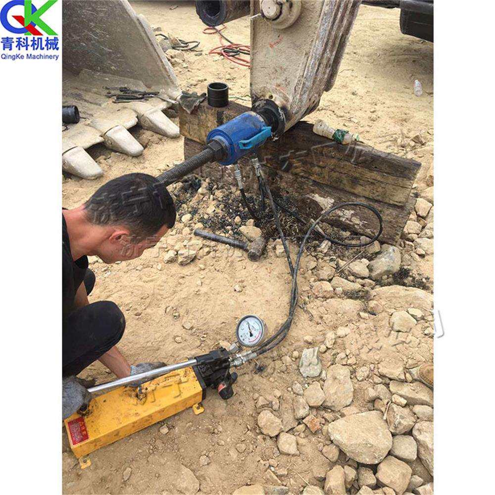 小型便携式压套机 履带式挖掘缸套压装工具 工程机械轴套维修工具