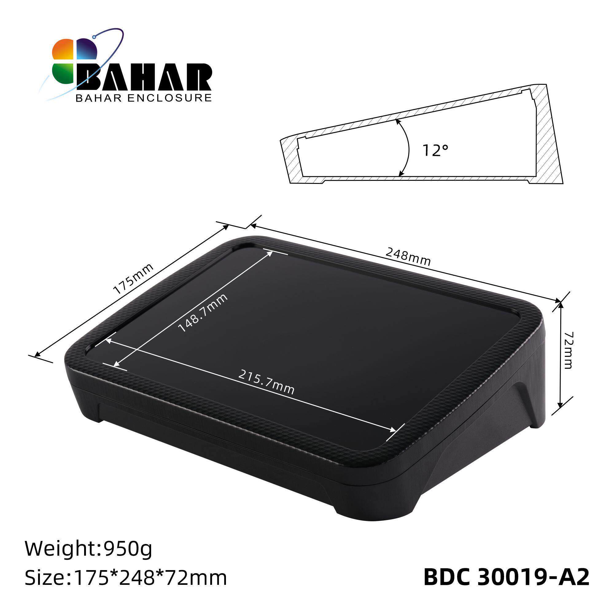 巴哈尔壳体温控器外盒ABS塑料仪器仪表盒台式控制操作壳BDC30019