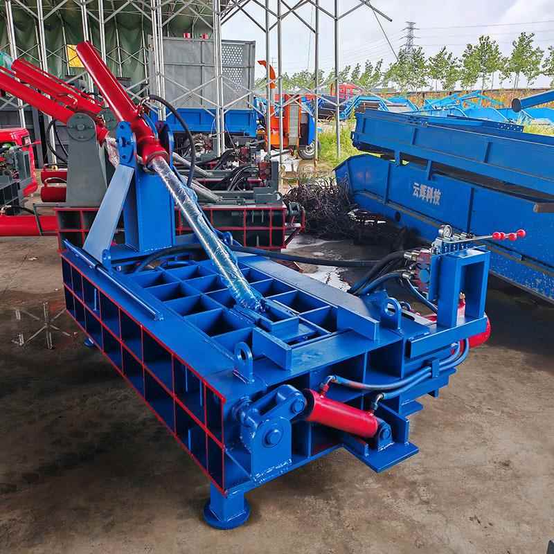 铝金属压刨机废铁屑铁皮易拉块罐压包机不锈钢压压VNM缩花压缩机