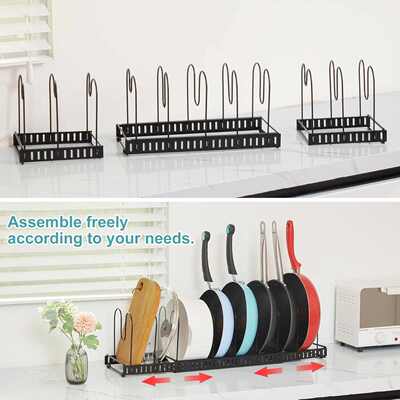 盖桌面架置物砧板锅架锅可分隔架现货厨房架伸缩批发碗碟