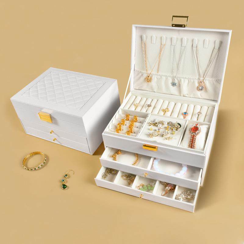 便携首饰盒高档饰品收纳盒绒面小巧项链耳钉戒指精致旅行随身包袋,包装,首饰包装,淘宝优惠券,粉丝福利购,淘宝优惠卷