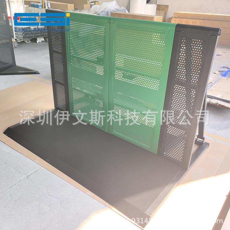 厂家直销重型防暴栏带门带转角使用方便户外活动隔离保护铁马护栏