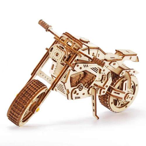 3D Wooden Puzzle Motorcycle Model Kits To Build Wooden Const