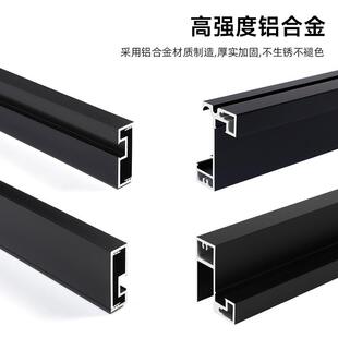 无轨道灵门滑轨幽金配件双向缓冲木门隐形轨推拉移门木门款、吊轮