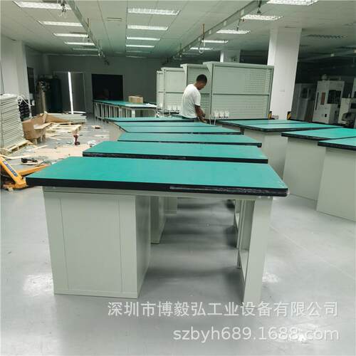 博毅弘防静电工作台 四抽单边柜深圳检测操作台 重型车间操作桌厂