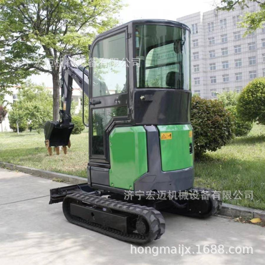电动挖掘机济宁宏迈新能源挖机电动小挖机锂电钩机生产厂家