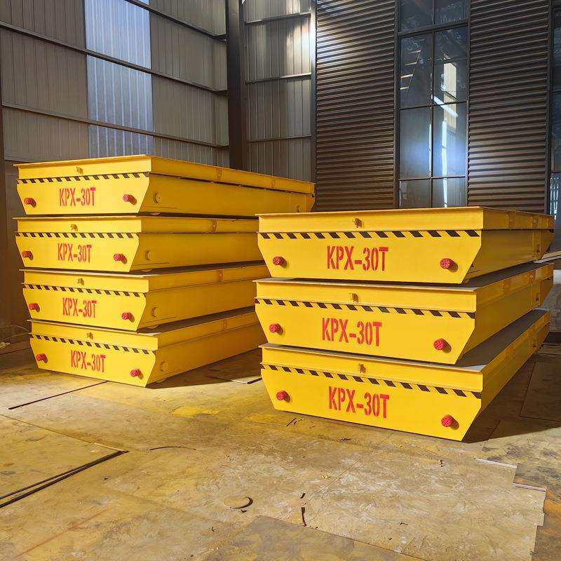 无轨蓄电池平车电动地平车 3吨5吨10吨液压升降地平车 转向平板车