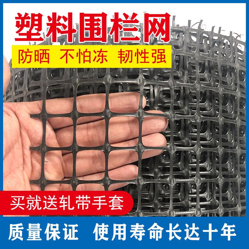 网格防护塑网胶围菜园栅家栏户外拦鱼塘果园用养殖胶网养鸡围栏网