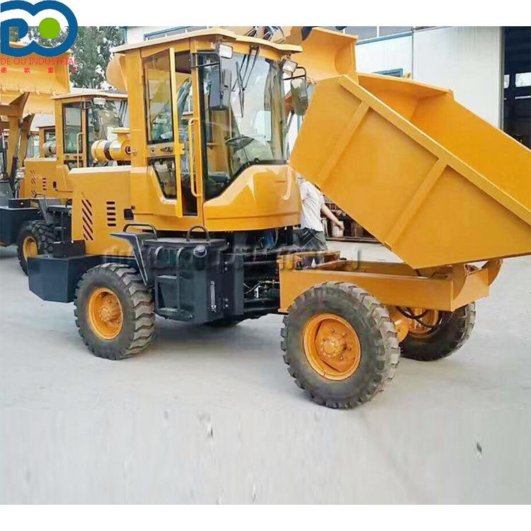 三轮小型装载机 工程建筑自卸农用三轮车三马车柴油自卸车翻斗车