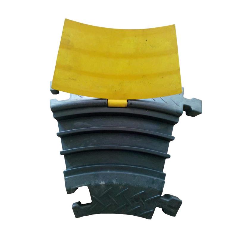 厂家提供 新款3槽电线保护槽 高强度保护3孔橡胶线槽 PVC线槽盖 C