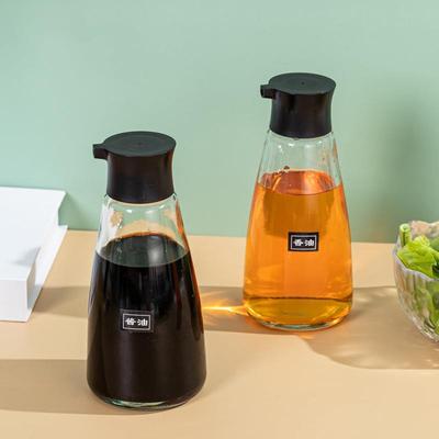 酱油醋调料瓶商用玻璃瓶壶家用小吃店餐桌瓶瓶调味瓶麻油瓶专用