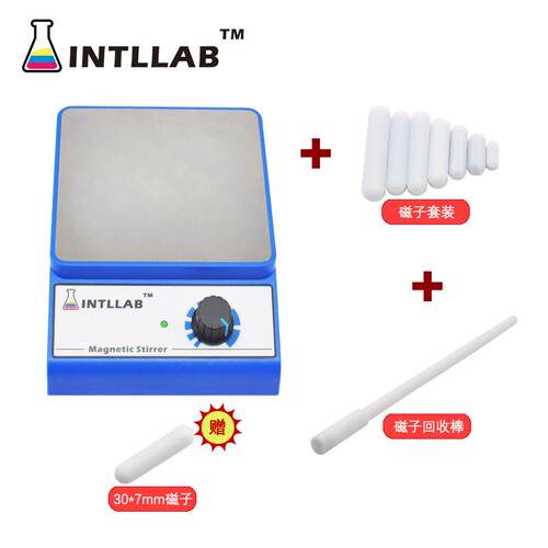 新款INTLLAB器磁力力搅拌实验磁搅拌器磁力搅拌机小型磁力室搅拌
