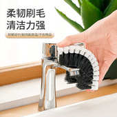 日本 可弯曲清洁刷家用厨房洗手盆瓷砖地板刷浴室水池洗漱台刷子