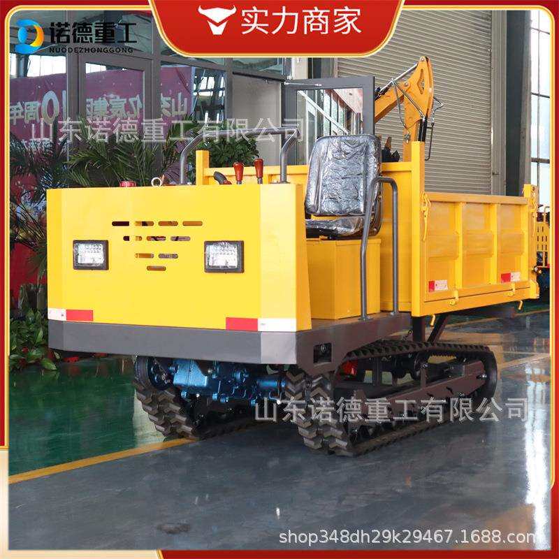 履带运输车爬山虎农用农作物搬运车自卸越野爬山王履带车