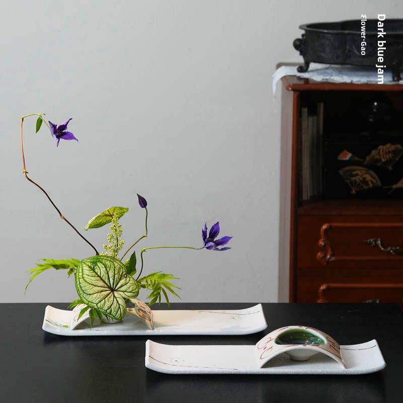 创意简约陶瓷花盆组合花器室内民宿装饰品设计客厅摆件花插