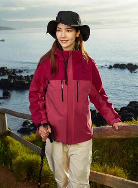 时尚登山服女三合一冬户外防风保暖石墨烯内胆可拆卸两件套大码