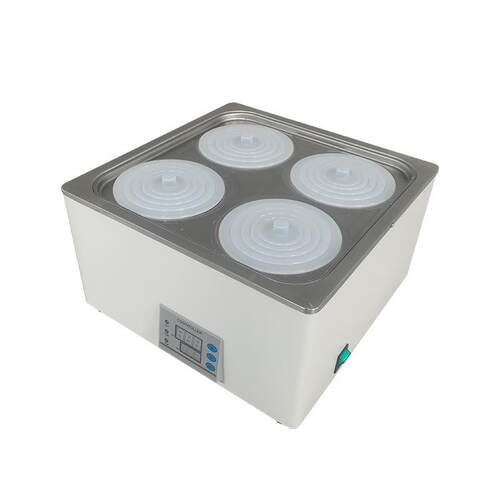 HH-S4数显恒温水浴锅一次成型304不锈钢水箱水槽双列四孔水浴锅