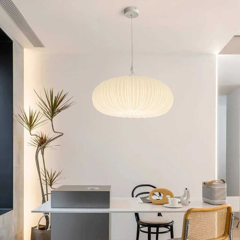 奶油风北欧简约现代南瓜吸顶灯书房温馨浪漫创意阳台卧室餐厅吊灯,家装灯饰光源,智能吸顶灯,淘宝优惠券,粉丝福利购,淘宝优惠卷