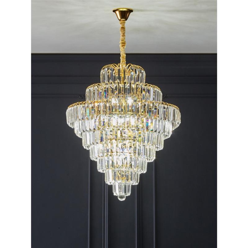 TXH复式lft客厅奢餐厅间走廊过道入户o门厅玄关楼梯楼道水晶吊轻