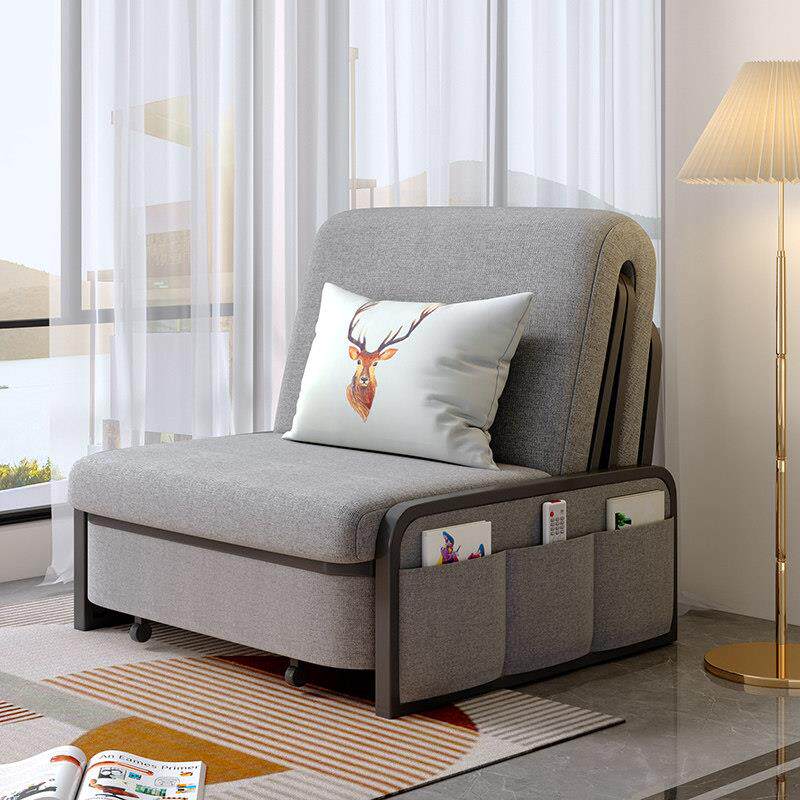 可折叠小户型单人沙发床办公室午睡阳台布艺两用简约现代网红功能